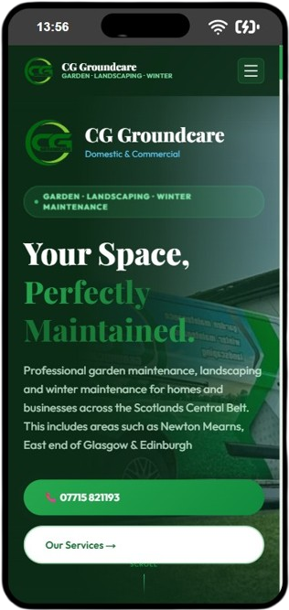 CG Groundcare mobile